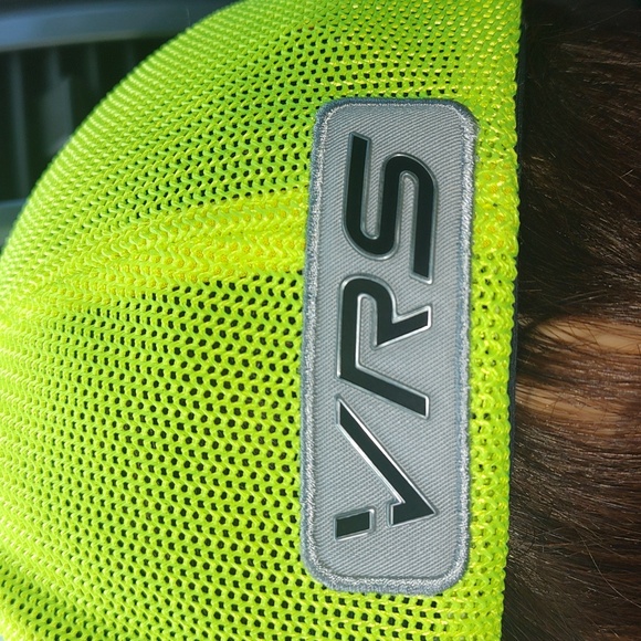 Nike Golf VRS RZN Trucker Mesh Flex Fitted Hat Cap Gray Green M/L Rare - Picture 5 of 10